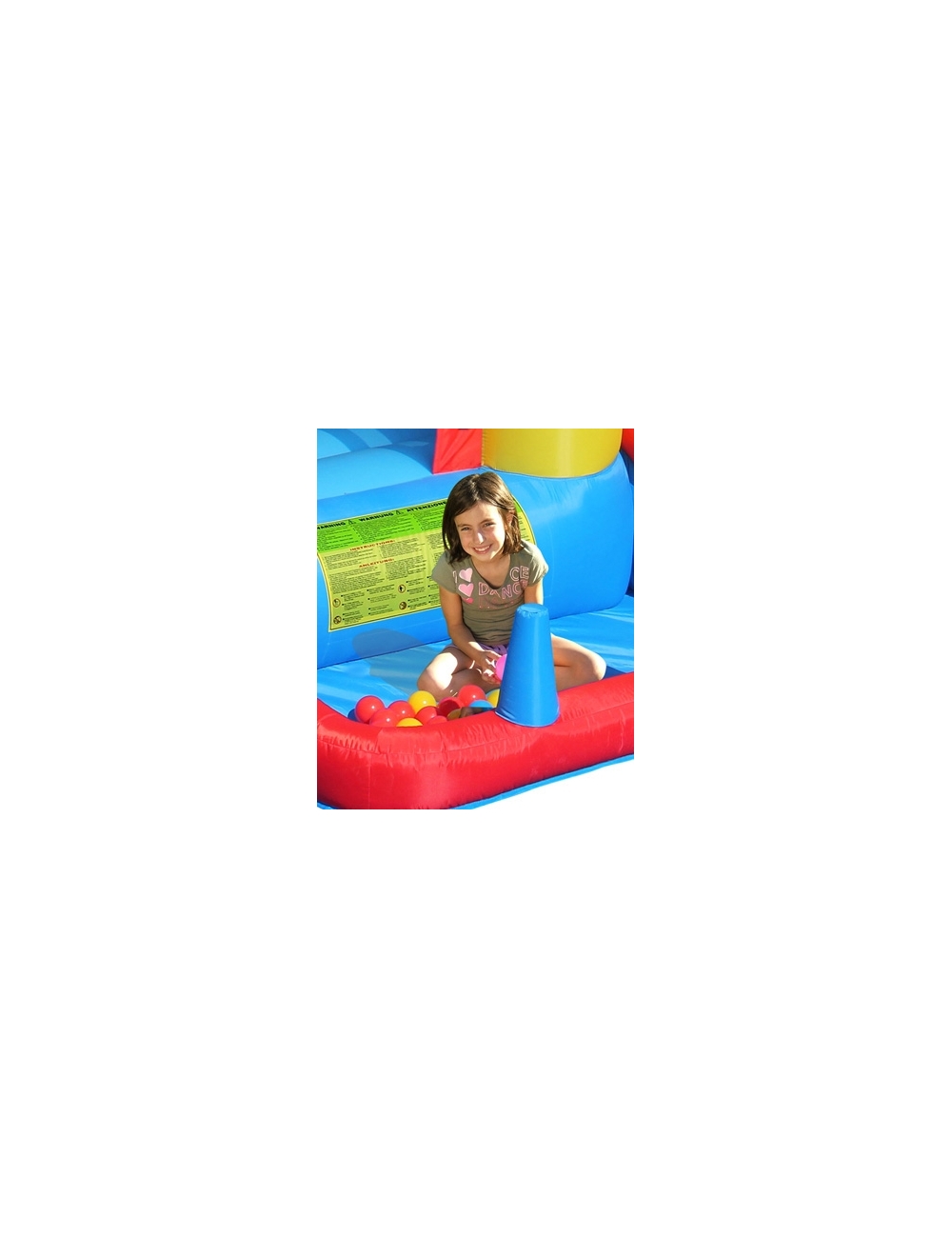 Happy Hop centro giochi 7 IN 1 - Gonfiabile 300 x 360 x 235 cm