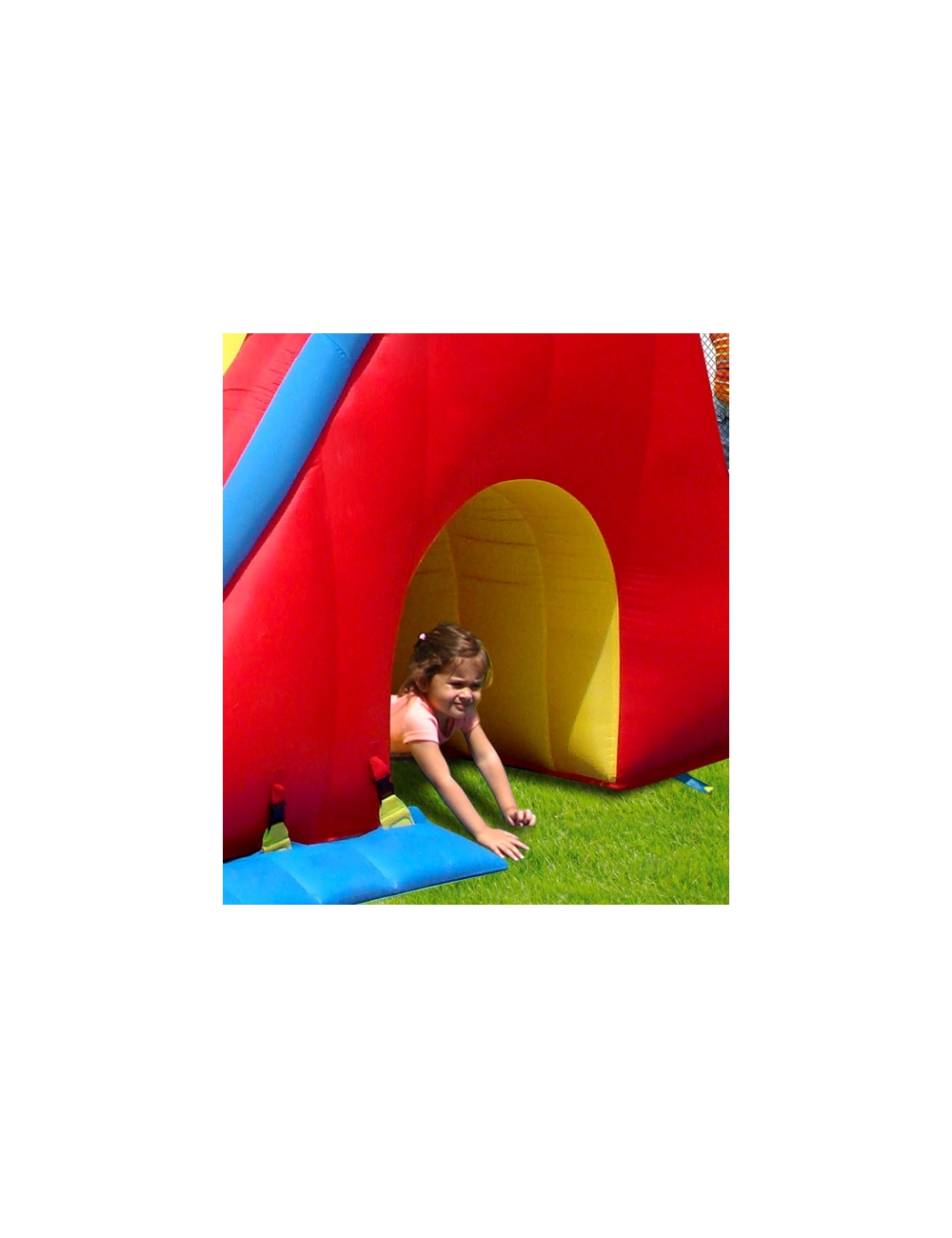 Happy Hop Mega Scivolo Combo - Castello Gonfiabile  600 x 215 x 285 cm