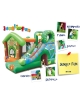 Happy Hop Jungle Fun - Castello Gonfiabile 350 x 340 x 245 cm