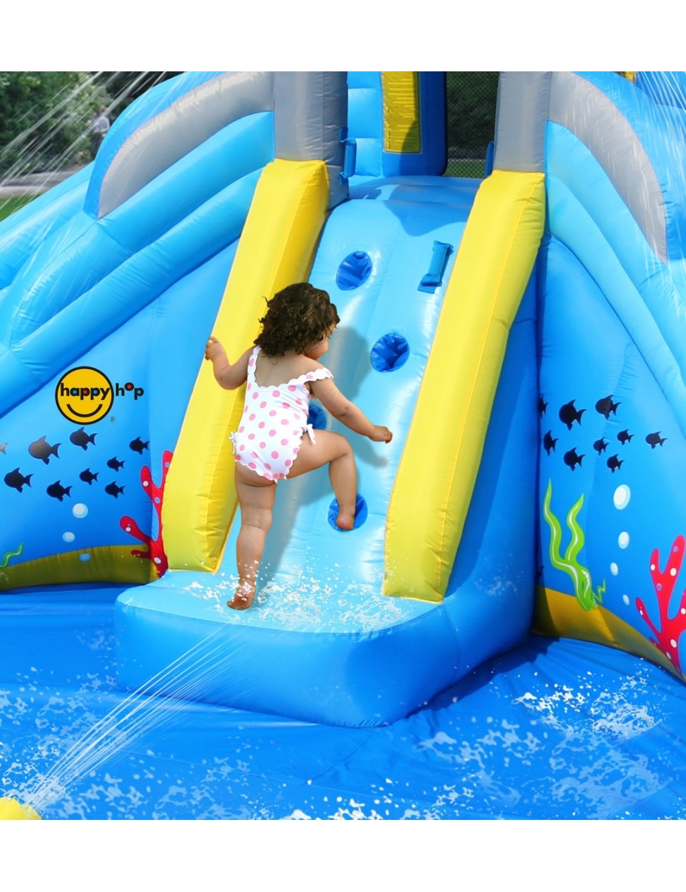 Happy Hop  Shark Splash center - Gonfiabile 460 X 460 X 240 cm