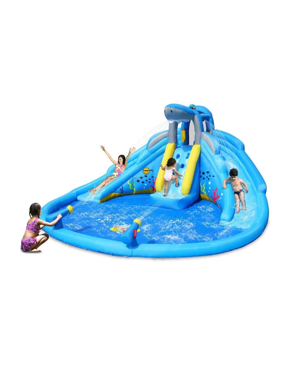 Happy Hop  Shark Splash center - Gonfiabile 460 X 460 X 240 cm