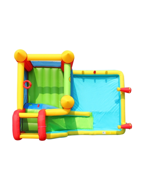 Happy Hop Jump & Splash Double Blaster - gonfiabile acquatico 400 X 300 X 220 cm