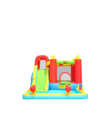 Happy Hop Jump & Splash Double Blaster - gonfiabile acquatico 400 X 300 X 220 cm